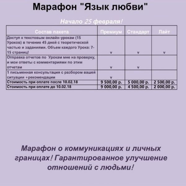 Марафон Язык любви (Romanistka - Натали Романистка)