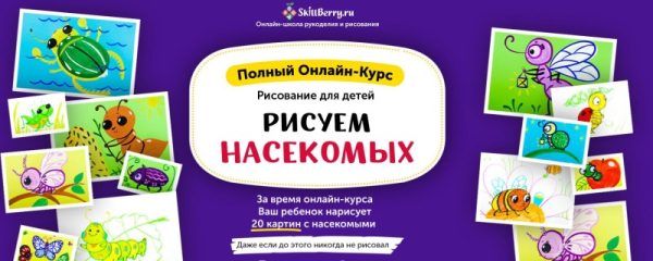 Рисуем насекомых [Skillberry]