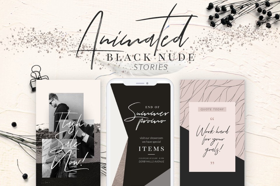[CreativeMarket] Animated Instagram Stories (Eviory)